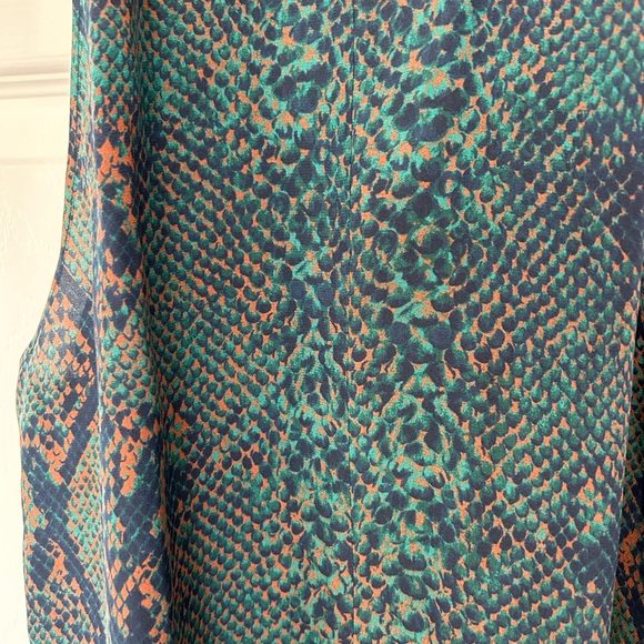 Joie | Silk MIDI Dress Animal print Halter - Picture 6 of 9